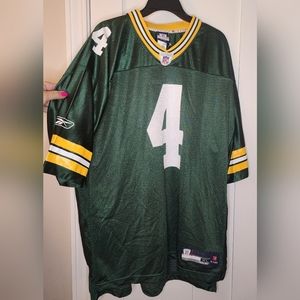 🏈EUC- Men's Packers NFL Equipment #4 Brett Favre Jersey- Size XL
